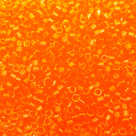 11/0 – Miyuki Delica - 5g Bag – Transparent Orange – DB0703