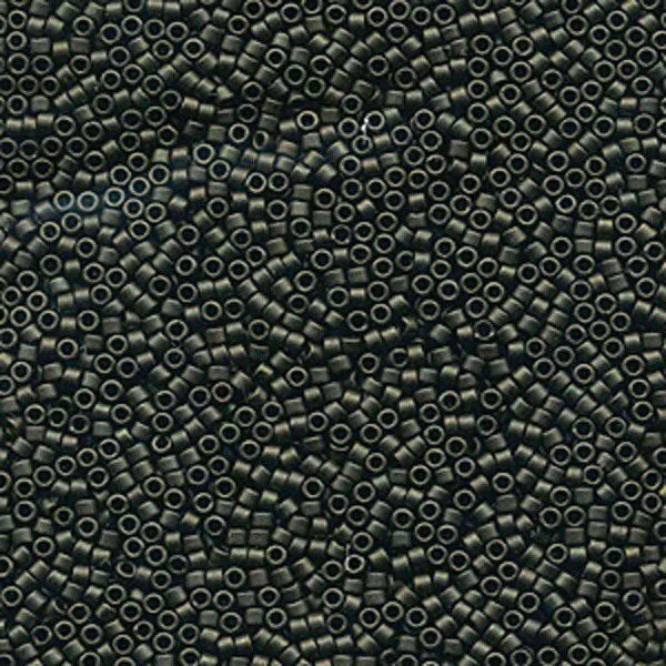 11/0 – Miyuki Delica - 5g Bag – Matte Metallic Olive Green – DB0311