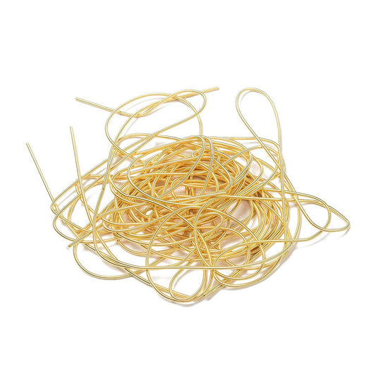 Gold Colour French Wire – 10g Bag - 18 gauge 1mm