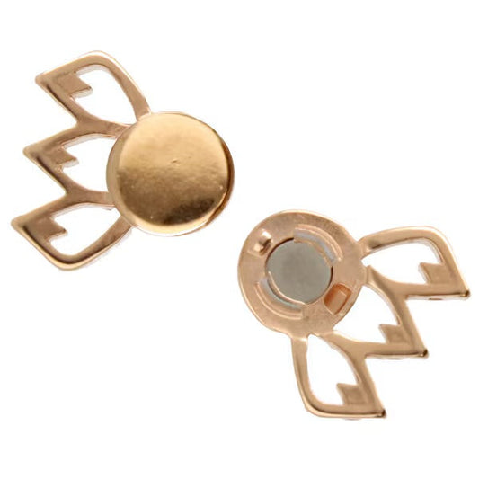 Fylakopi III GemDuo Magnetic Clasp Setting - Rose Gold