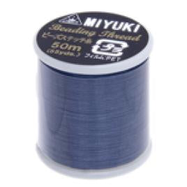 Miyuki Beading Thread - 50 Meter Spool - Dark Blue