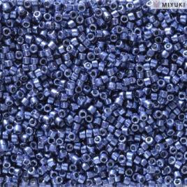 11/0 – Miyuki Delica - 5g Bag - Duracoat Galvanized Mermaid Blue – DB2517