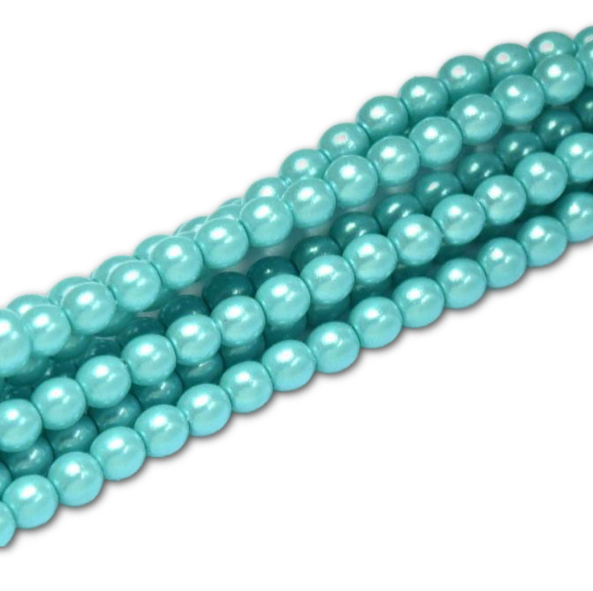 3mm Czech Round Glass Pearl - Bag of 100 – 30019 - Catalina Blue