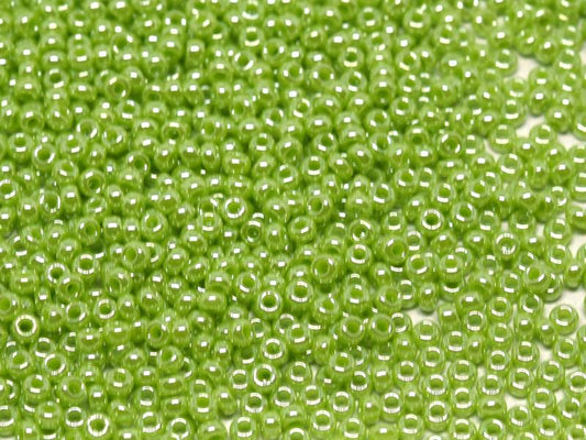 11/0 Miyuki Seed Beads - 25g Bag – Opaque Chartreuse Luster - Colour 439