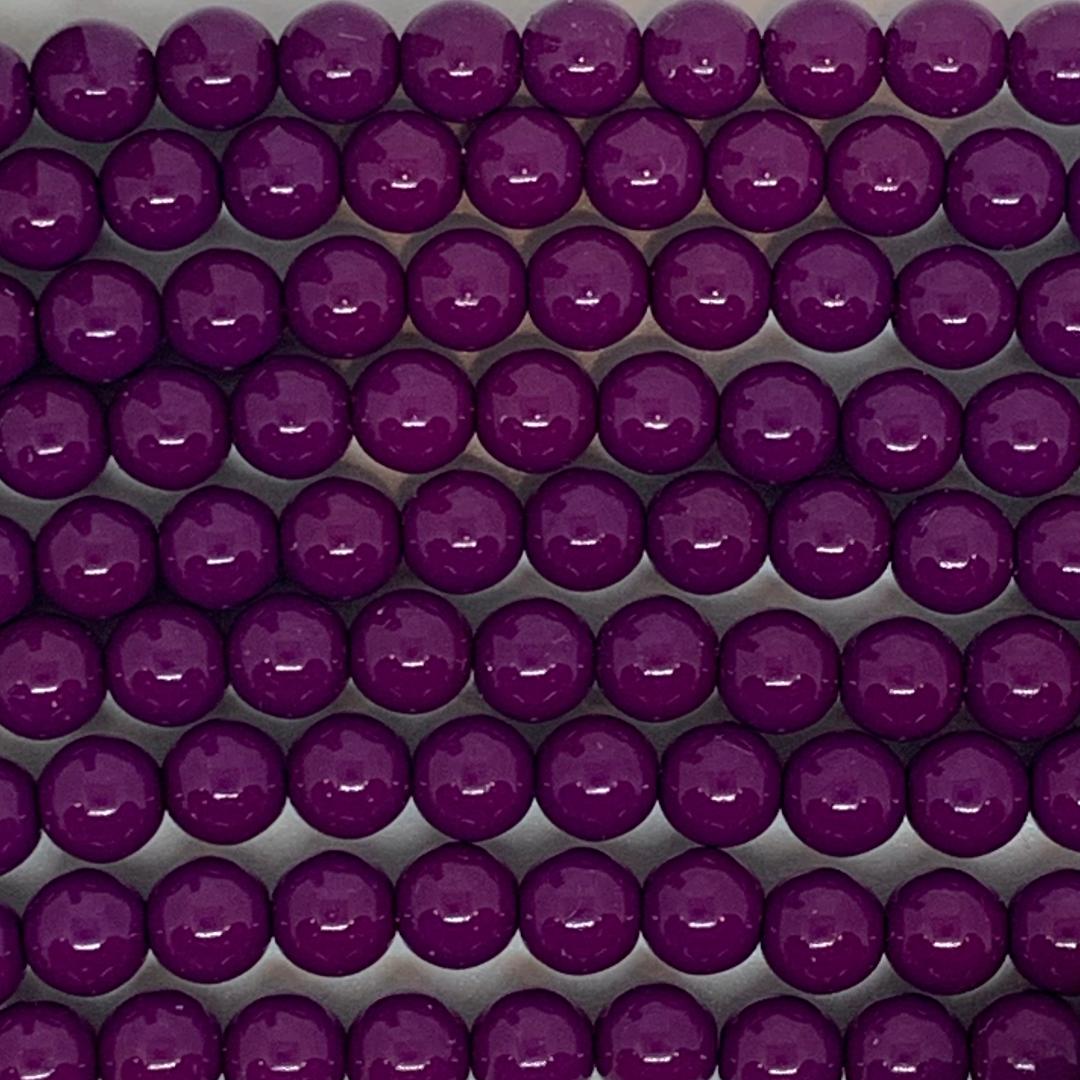 4mm Czech Glass Pearl - Bag of 100 – 02010-58012 – Wineberry