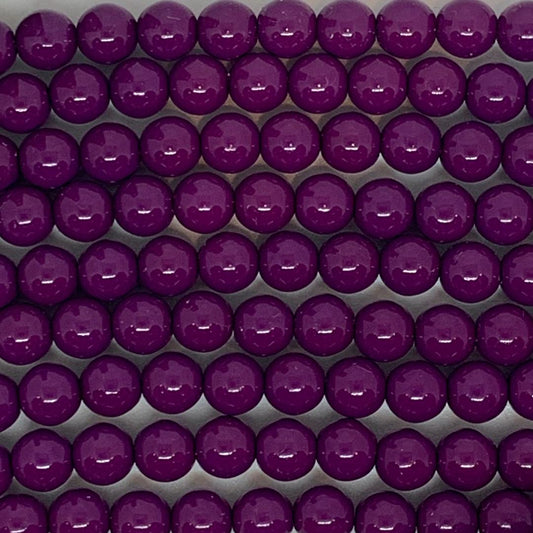 3mm Czech Round Glass Pearl - Bag of 100 – 02010-58012 – Wineberry