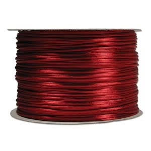 3mm Wine Satin Cord - Per Meter
