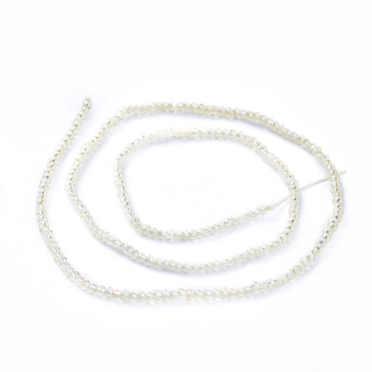 Etoile Micro Crystal Rondelles 2x1.5mm - Strand of approx 200 - Champagne