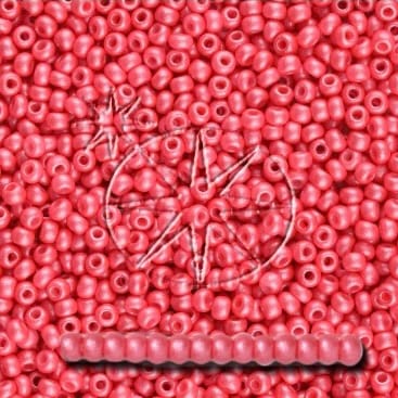 Preciosa 11/0 Seed Beads - PermaLux - 20g Pack - Mother of Pearl - Magenta Rose
