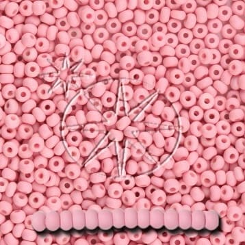 Preciosa 11/0 Seed Beads - PermaLux - 20g Pack - Matte - Rose