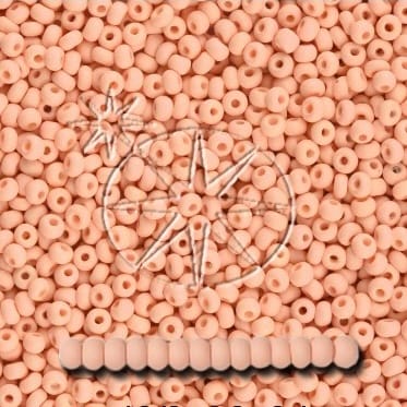 Preciosa 11/0 Seed Beads - PermaLux - 20g Pack - Matte - Light Salmon