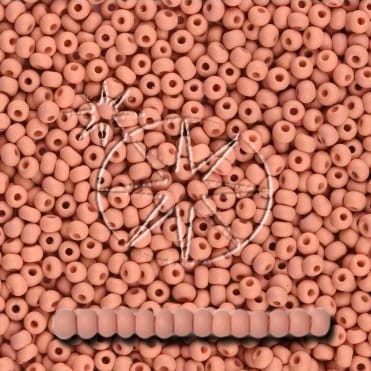 Preciosa 11/0 Seed Beads - PermaLux - 20g Pack - Matte - Dusty Rose