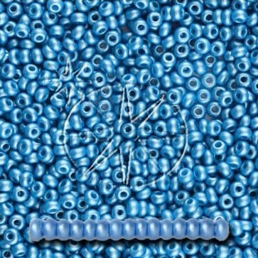 Preciosa 11/0 Seed Beads - PermaLux - 20g Pack - Mother of Pearl - Azure