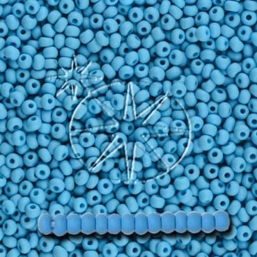 Preciosa 11/0 Seed Beads - PermaLux - 20g Pack - Matte - Turquist