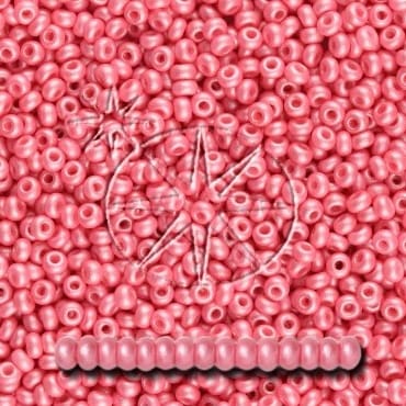 Preciosa 11/0 Seed Beads - PermaLux - 20g Pack - Mother of Pearl - Rose