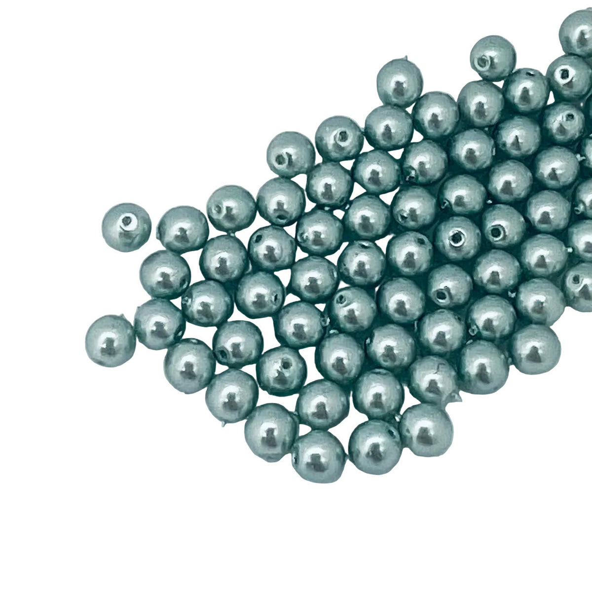 3mm Czech Round Glass Pearl Pack of 100 – 10110 – Baby Blue