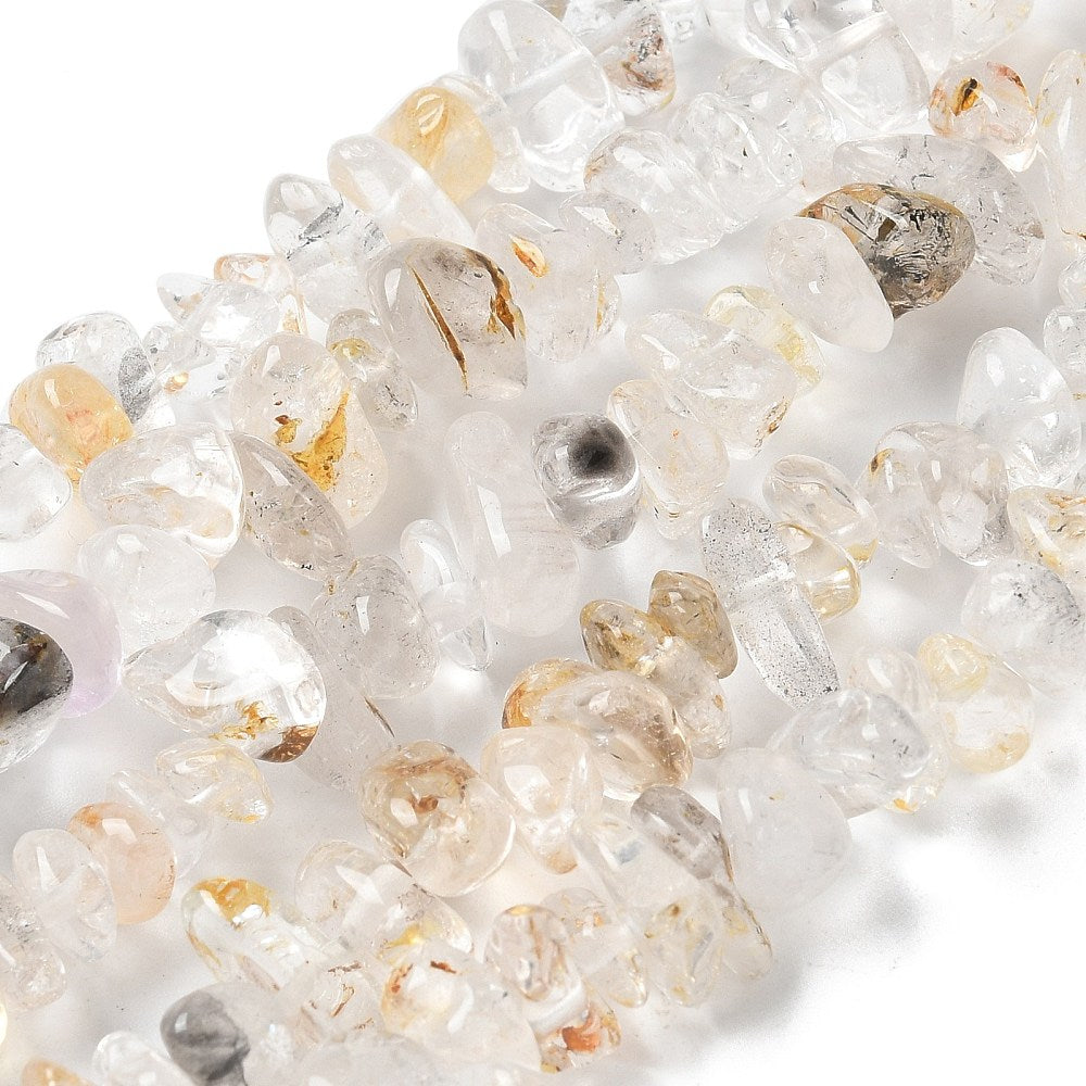 Natural Herkimer Diamond Beads Strands, Chip