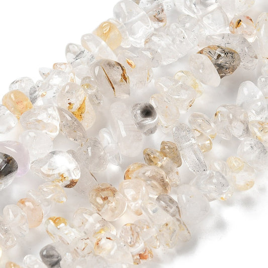 Natural Herkimer Diamond Beads Strands, Chip