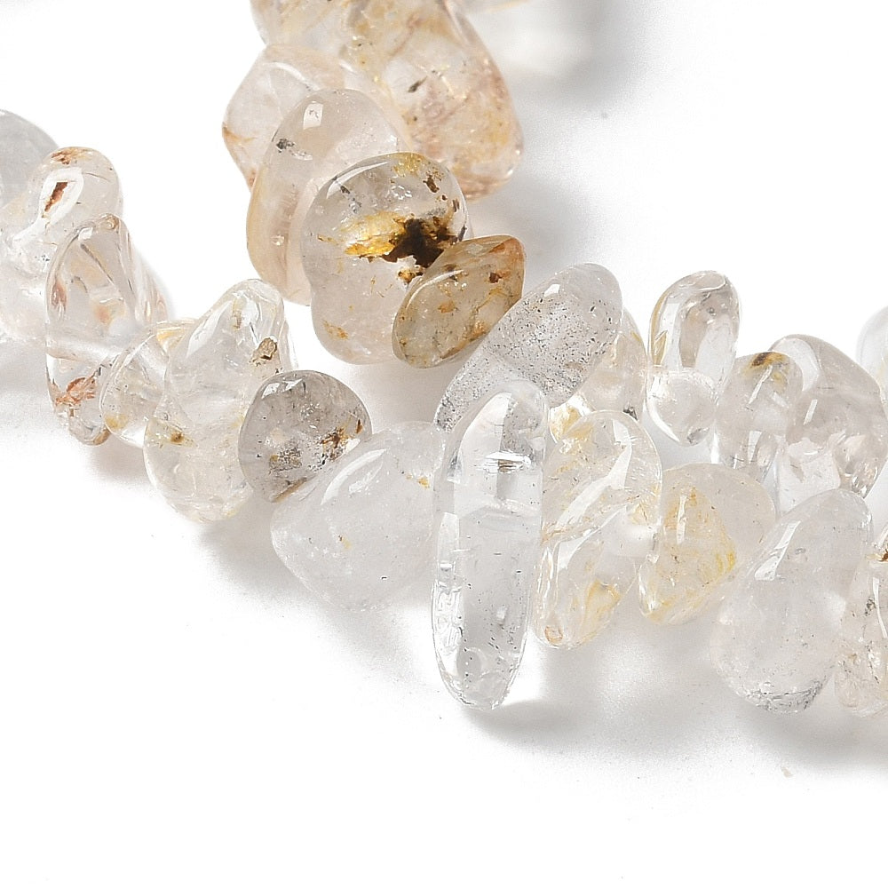Natural Herkimer Diamond Beads Strands, Chip