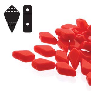 Kite Bead 9x5mm - 10g - Red