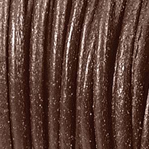 1mm Chocolate Brown Leather Cord (per meter)