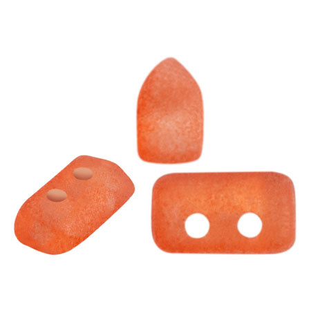 Piros Par Puca 5x3x2mm - 5g - Divine Matte Translucent Terracotta