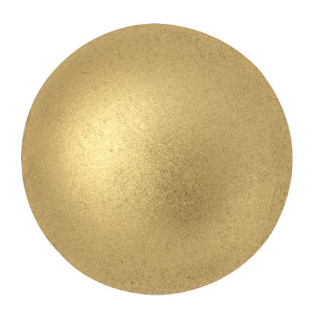 Czech Glass Cabochon 25mm – Light Gold Matte