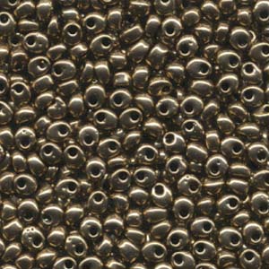 Miyuki 4mm Magatama 24g - Metallic Dark Bronze