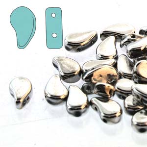 Paisley Duo Beads 8x5mm - 10g - Crystal Full Labrador