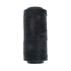 Brazilian Waxed Cord 1mm – 144 Meter Spool – Black