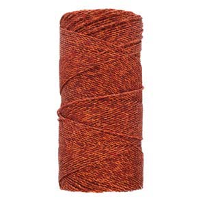 Brazilian Linhasita Waxed Cord 1mm – 144 Meter Spool – Metallic Copper