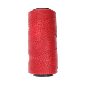 Brazilian Waxed Cord 1mm – 144 Meter Spool – Crimson (50)