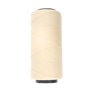 Brazilian Waxed Cord 1mm – 144 Meter Spool – Cream (01)