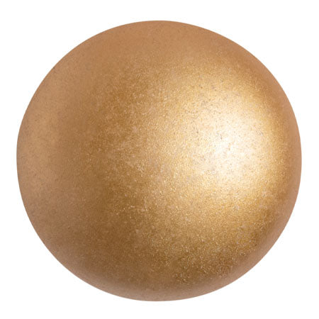 Czech Glass Cabochon 25mm – Pastel Amber