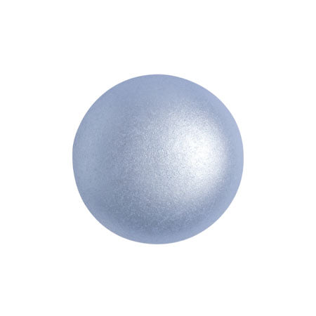 14mm Czech Glass Cabochon - Pastel Light Sapphire