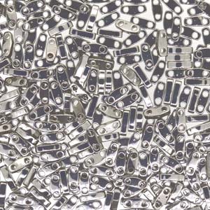 Miyuki Quarter Tila Beads - 5g Bag - Palladium Plated - QTL0194