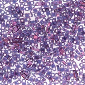 Miyuki Quarter Tila Beads - 5g Bag - Light Amethyst Gold - QTL0316
