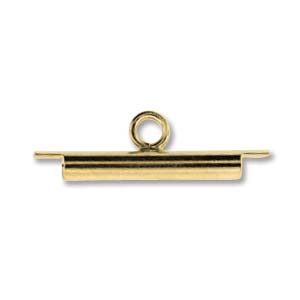 Miyuki Slide Tube – Gold Plated – 15mm