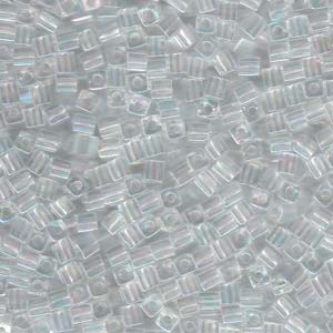 Miyuki Cubes 3mm - 5g Bag – Crystal AB