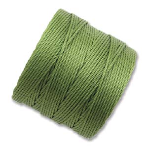 Superlon Bead Cord - 70 Meter Spool - Avocado
