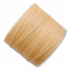 Superlon Bead Cord- 70 Meter Spool – Light Peach