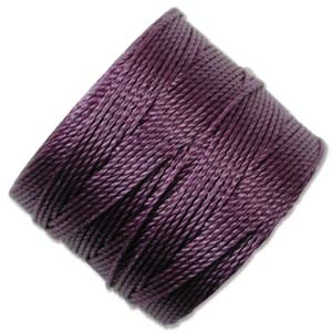 Superlon Bead Cord- 70 Meter Spool – Eggplant