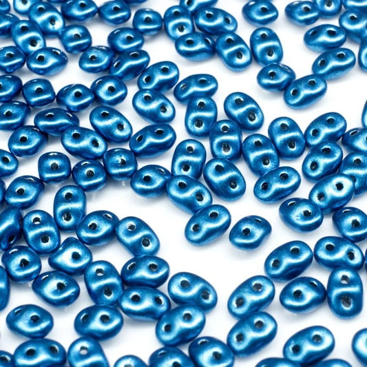 SuperDuo 2.5x5mm 25g Bag – Saturated Metallic Galaxy Blue