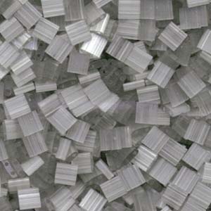 Miyuki Tila Beads - 5g Bag - Silk Pale Grey - TL2598