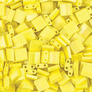 Miyuki Tila Beads - 5g Bag – Matte Opaque Yellow - TL0404FR