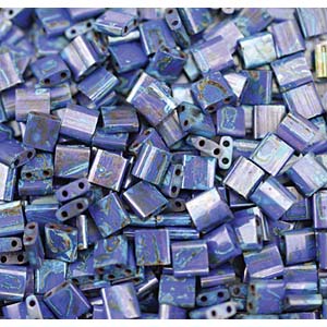 Miyuki Tila Beads - 5g Bag – Picasso Opaque Cobalt - TL4518