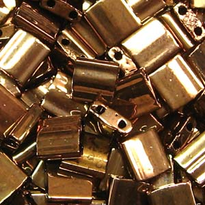 Miyuki Tila Beads - 5g Bag – Dark Bronze - TL0457