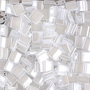 Miyuki Tila Beads - 5g Bag - Crystal Ceylon - TL0511