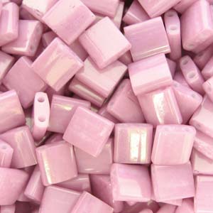 Miyuki Tila Beads - 5g Bag - Opaque Antique Rose Luster - TL0599