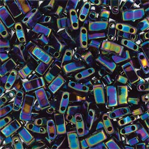 Miyuki Half Tila Beads - 5g Bag – Medium Blue Iris - HTL0455